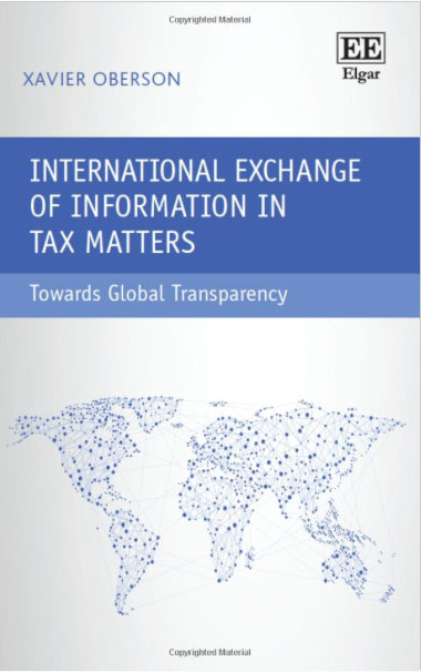 International Exchange Of Information In Tax Matters Xavier Oberson
